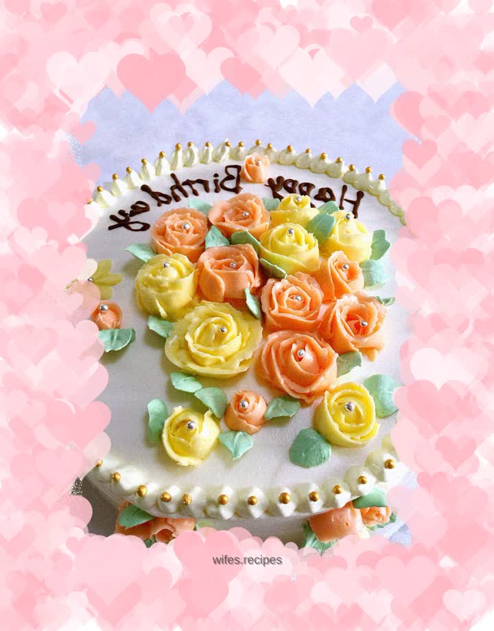 Small floral cake