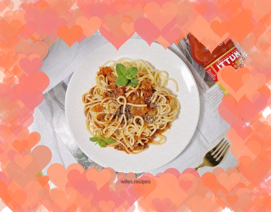 Learn how to make homemade spaghetti Bolognese in one step❗️Easy to make, sweet and sour, clean and hygienic