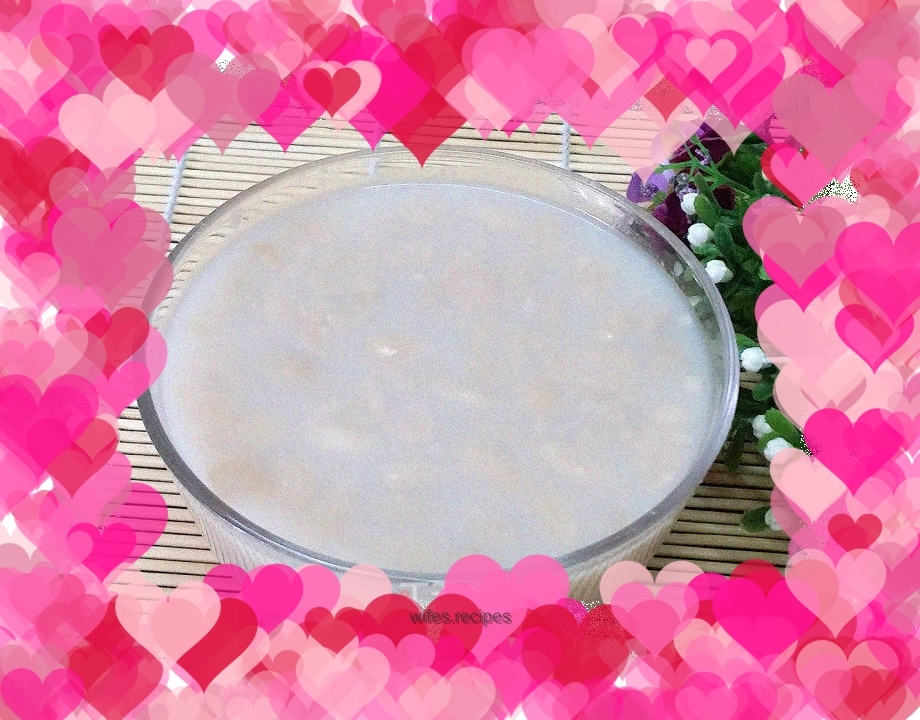 Milk peanut soup