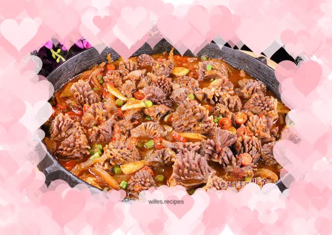 Sizzling duck gizzards