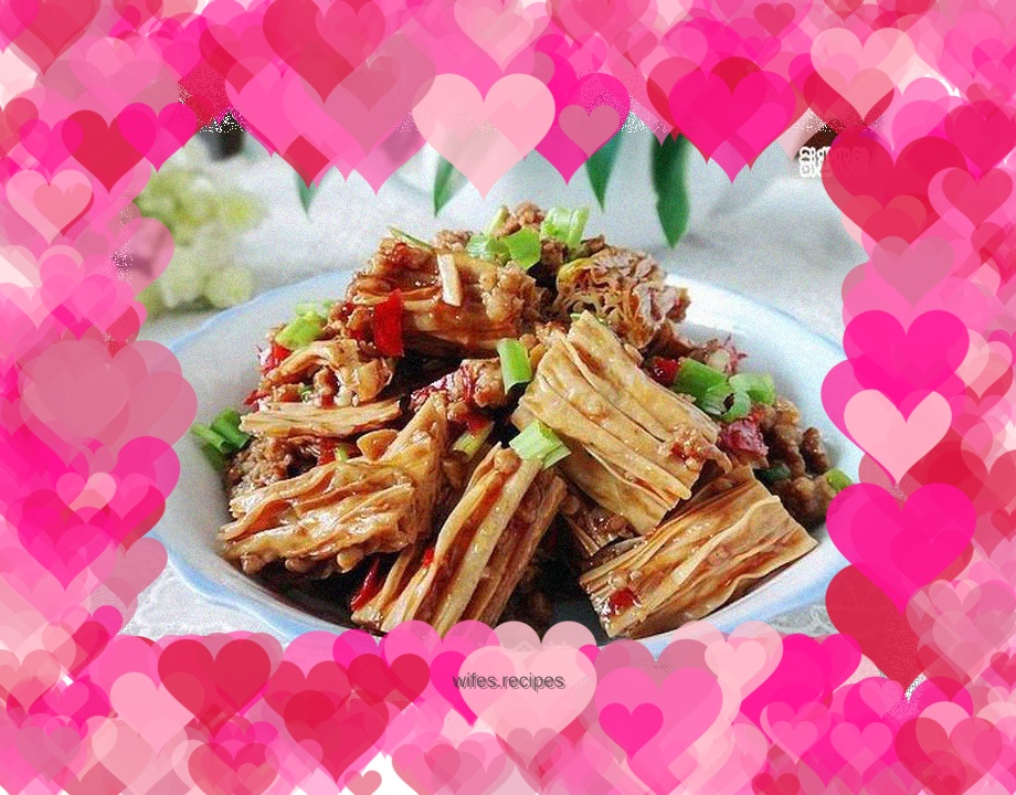 Minced Pork, Chopped Chili Bean Curd