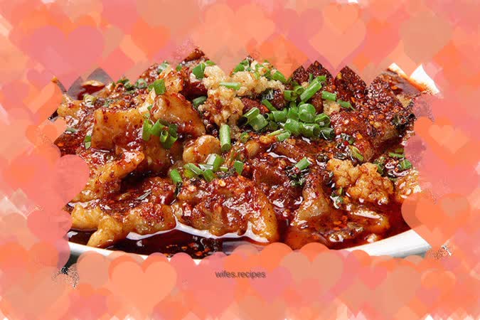 How to cook boiled pork slices