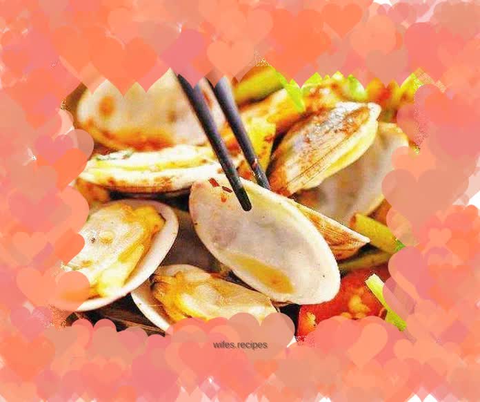 Spicy stir-fried scallops