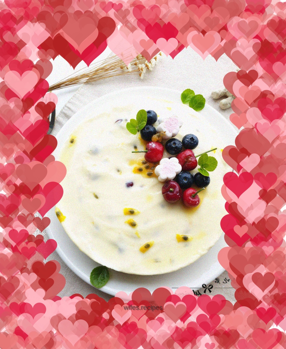 Passion fruit mousse