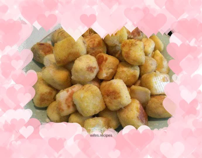 Fried steamed buns ~ diced five-spice egg steamed buns