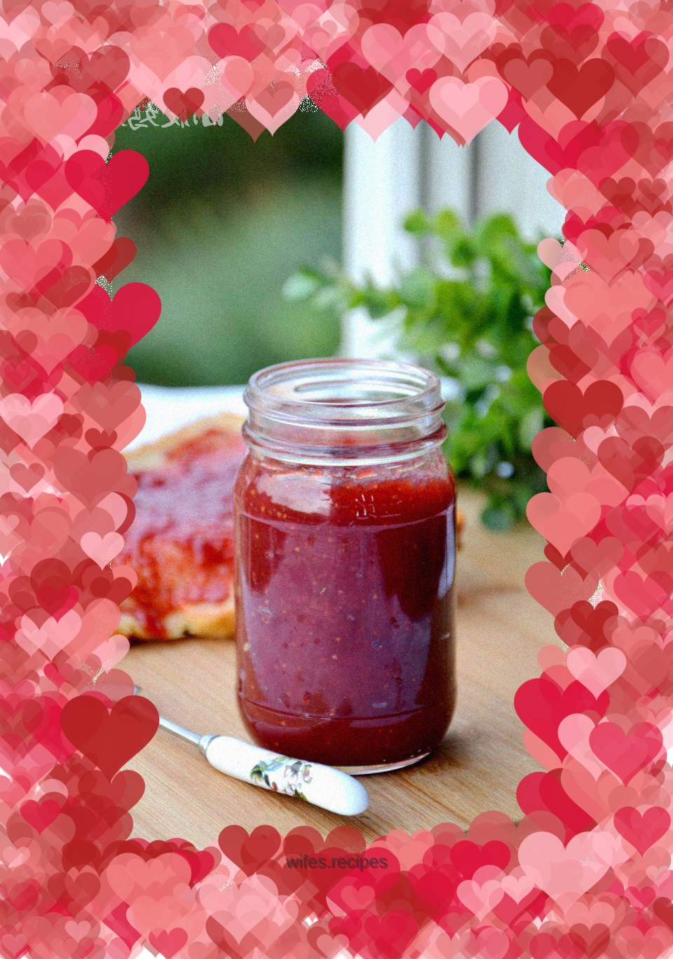 Homemade strawberry jam