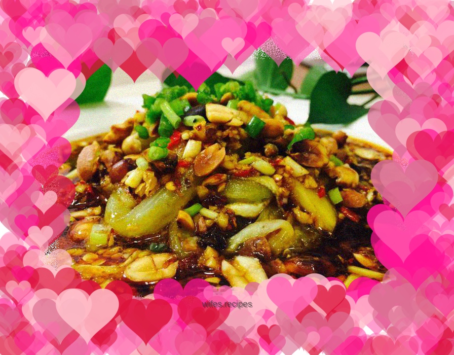Shredded eggplant