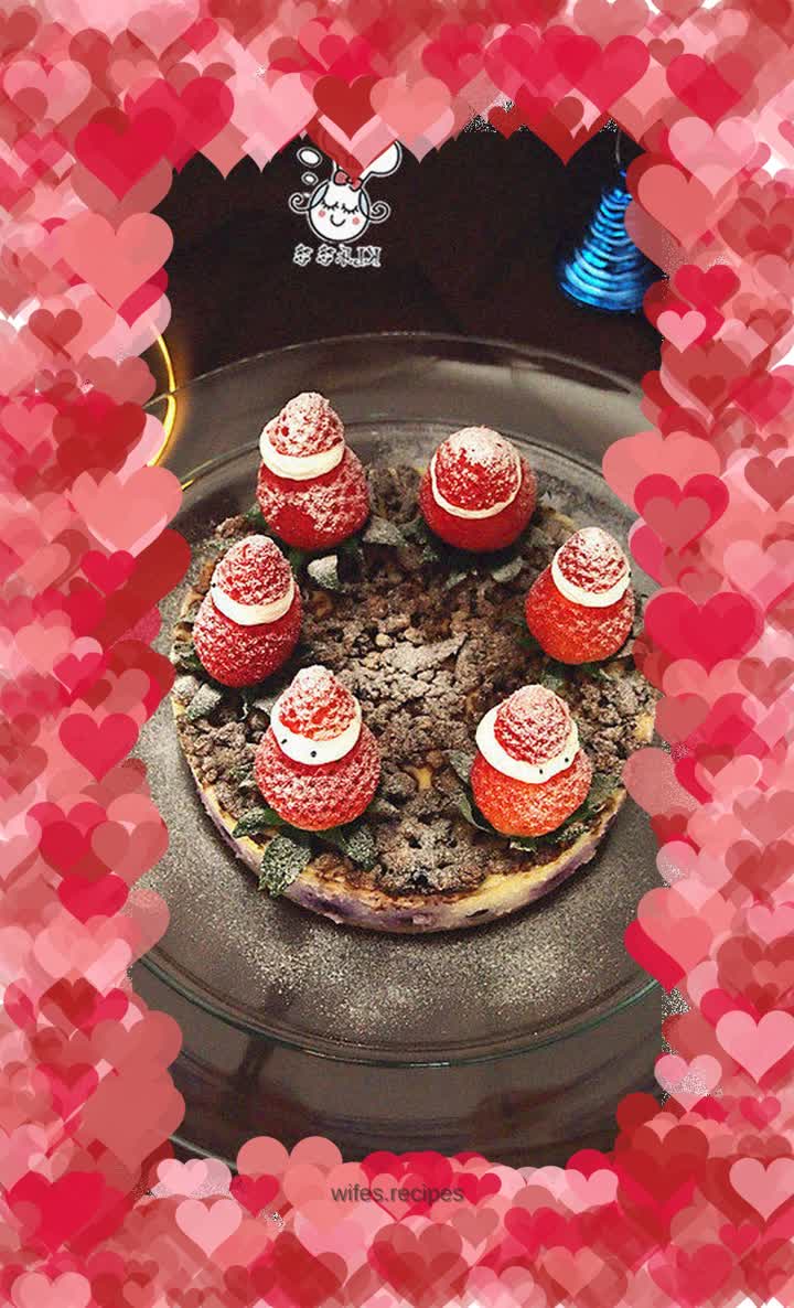 Berry cheese crispy cake