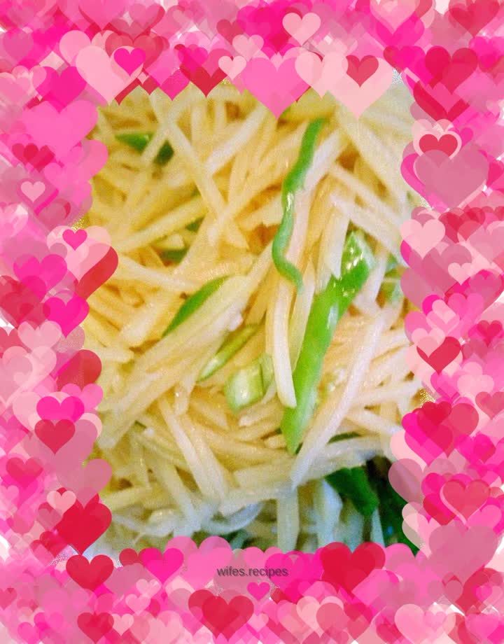 Hot and sour potato shreds