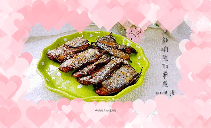 Black pepper air-fried hairtail