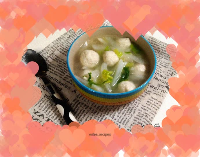 Carrot and Fish Ball Soup
