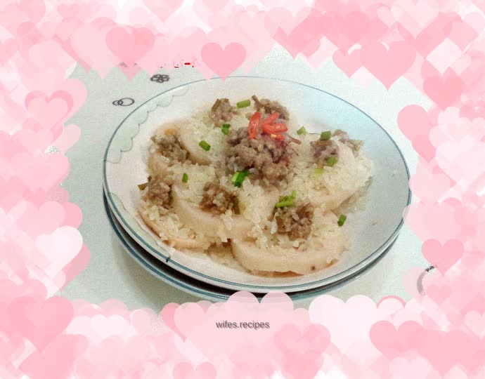 Glutinous rice and lotus root