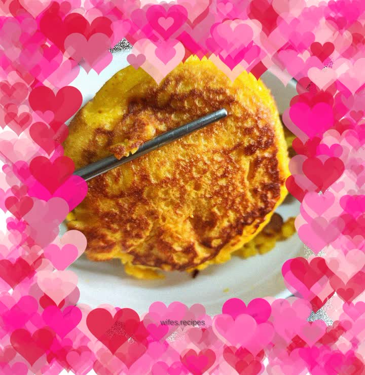 Pumpkin and Egg Soft Pancake