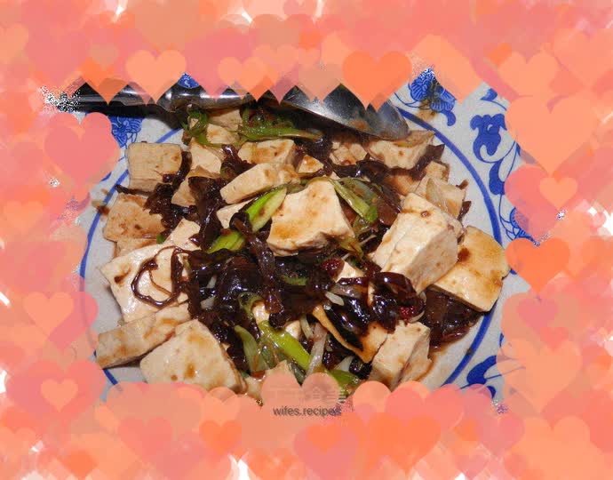 Sauce-flavored tofu