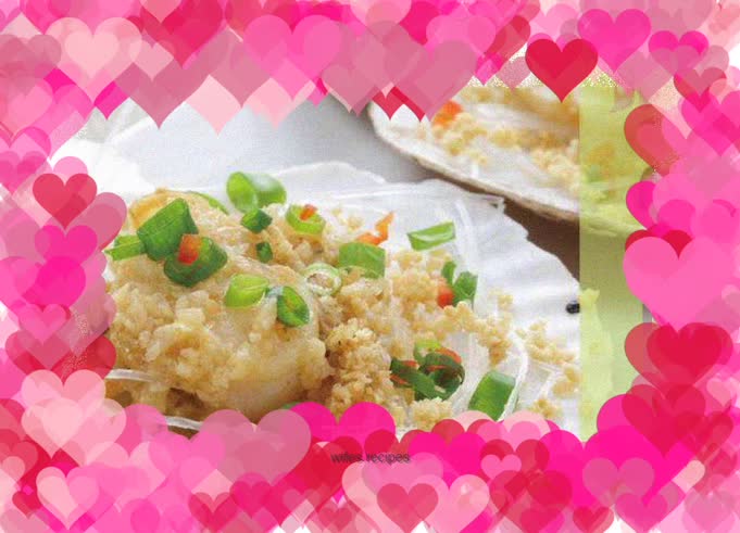 【Eating at Fastee】Golden garlic scallops with vermicelli (BBQ)