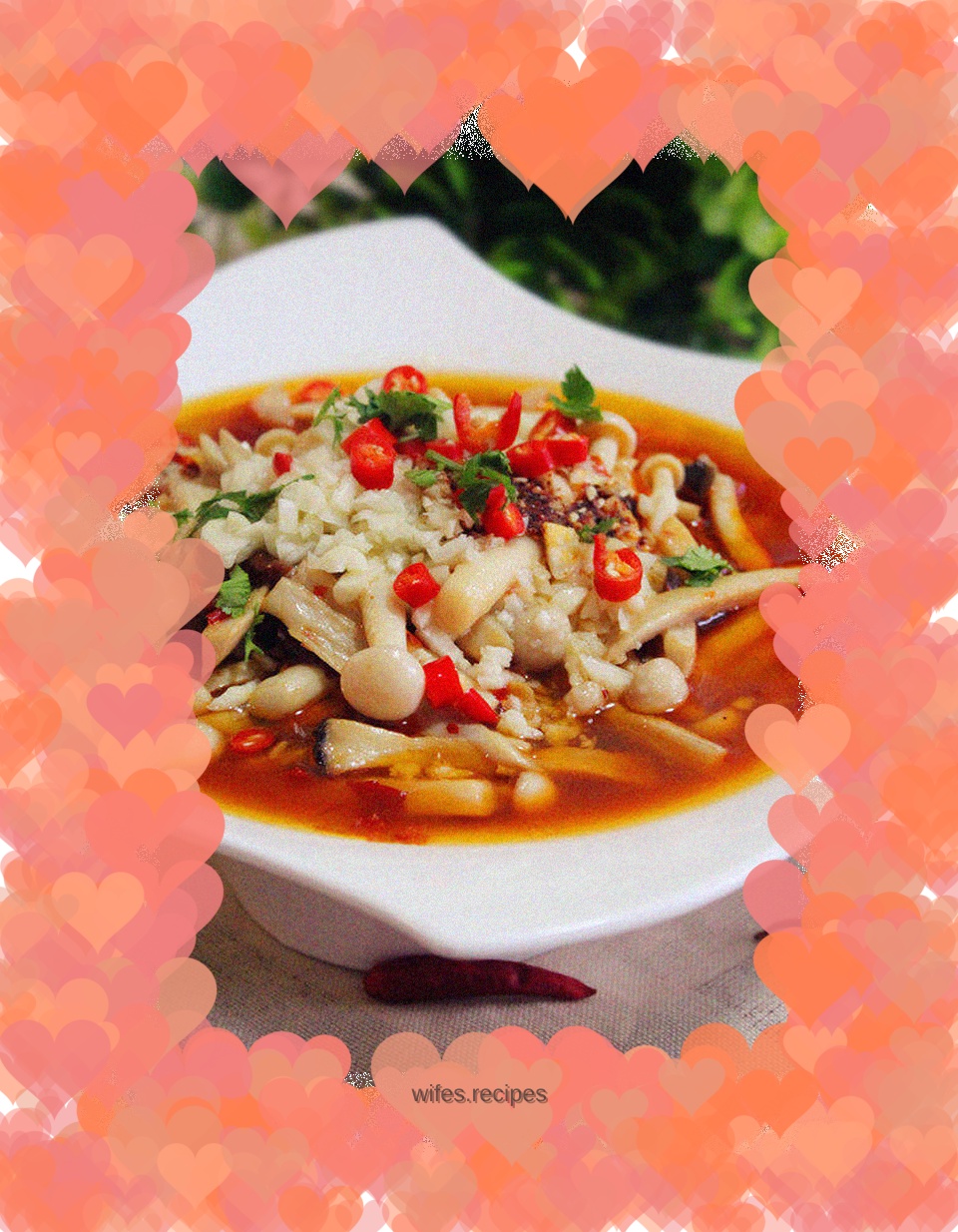 Boiled Double Mushrooms