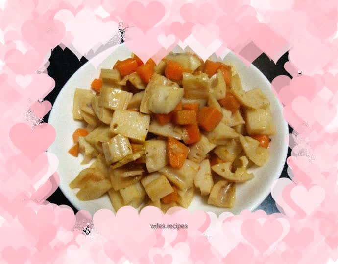 Two-color lotus root
