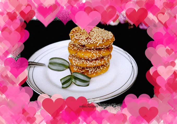 Purple Sweet Potato Pumpkin Pancake