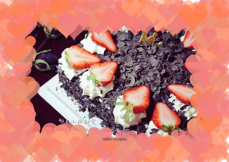 Strawberry Black Forest Cake