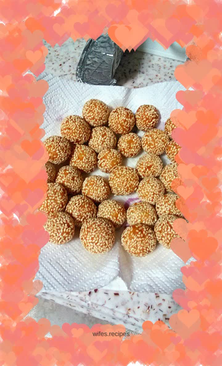 Fried sweet potato balls