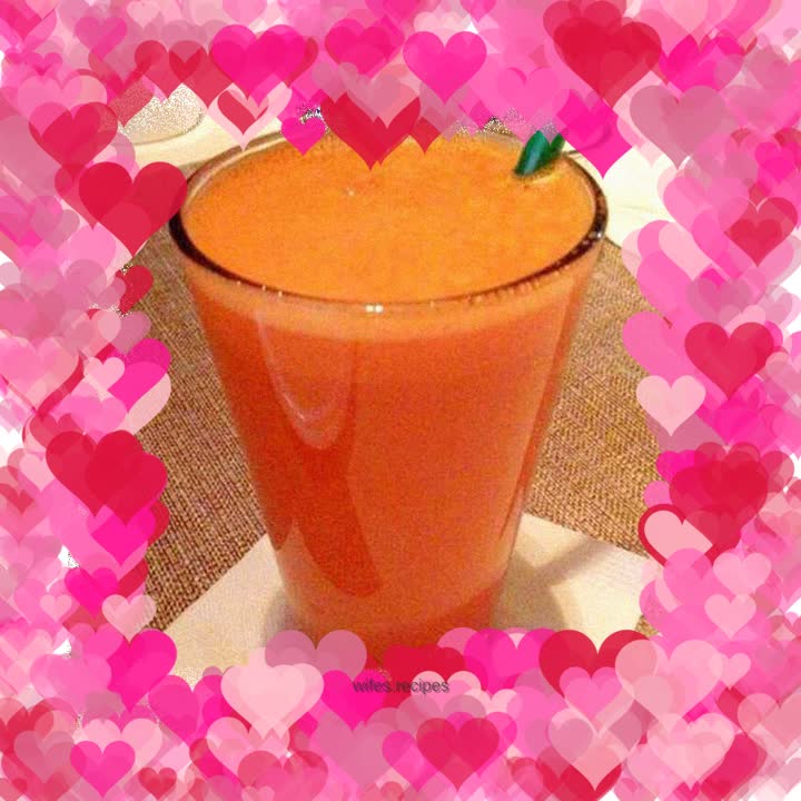 Hawthorn carrot vegetable juice