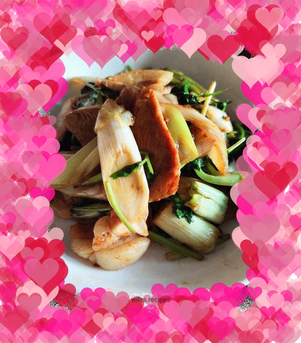 Stir-fried twice-cooked pork with green onions