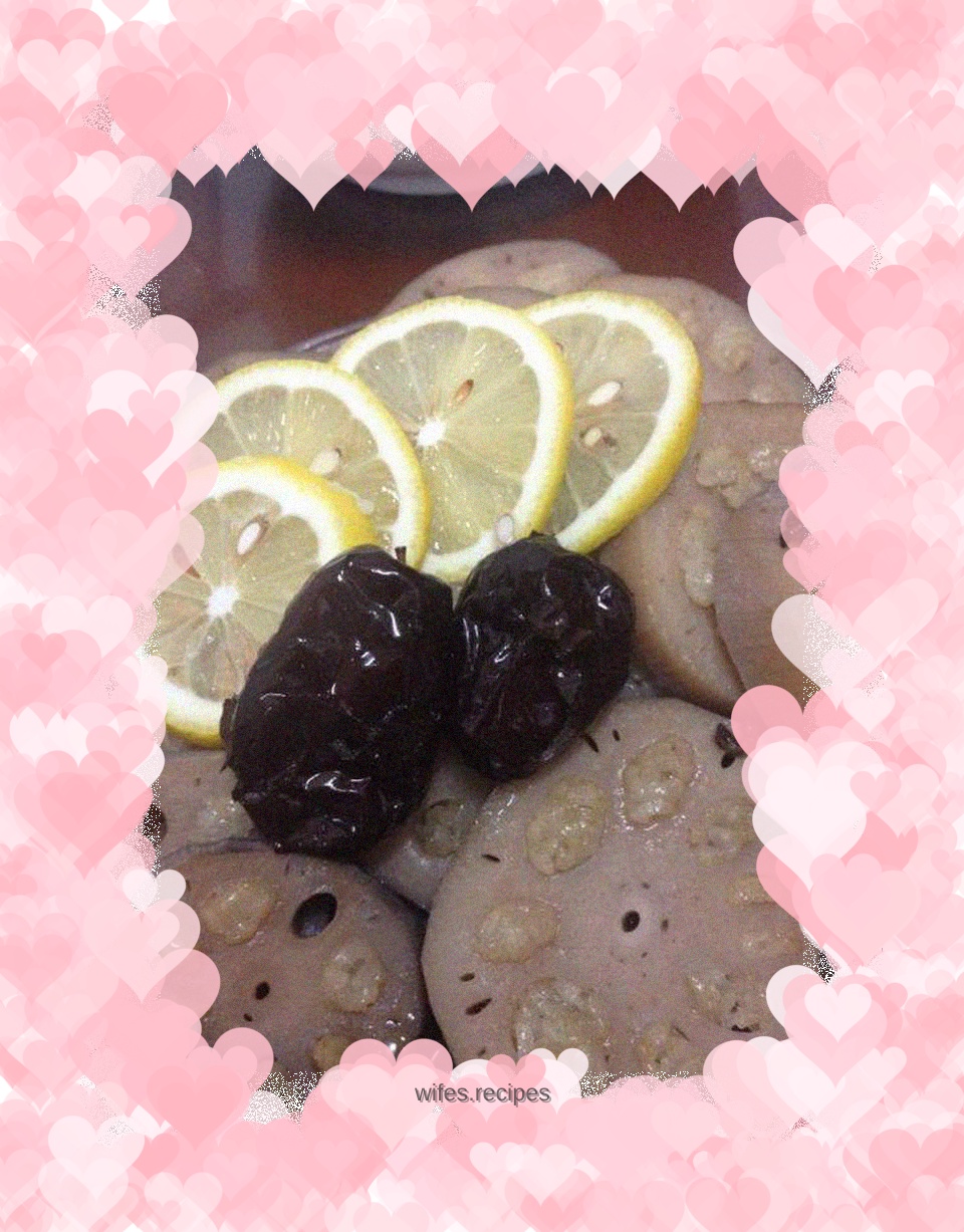Glutinous rice and lotus root