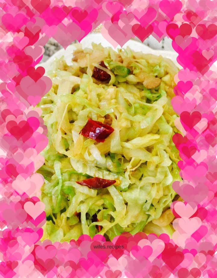 Fried Cabbage with Shrimp Skin