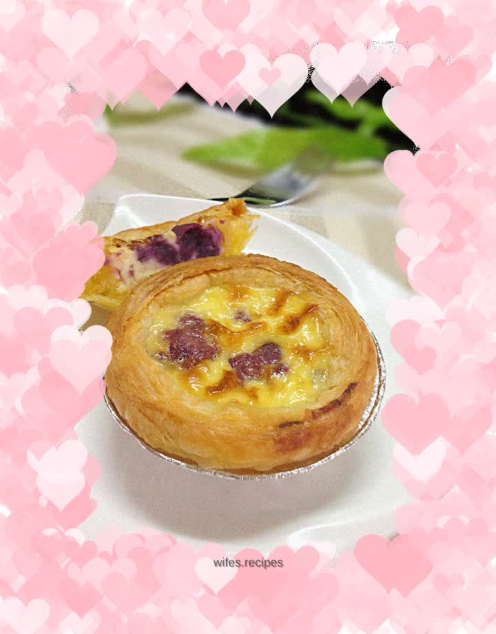 Purple Sweet Potato Egg Tart