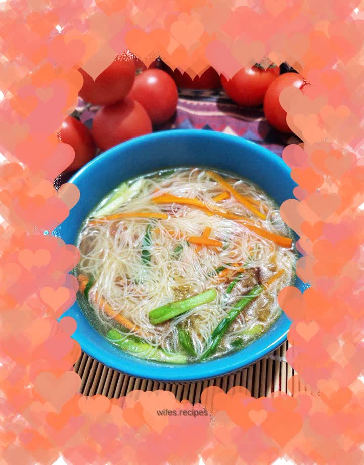 Three-Sided Rice Noodles