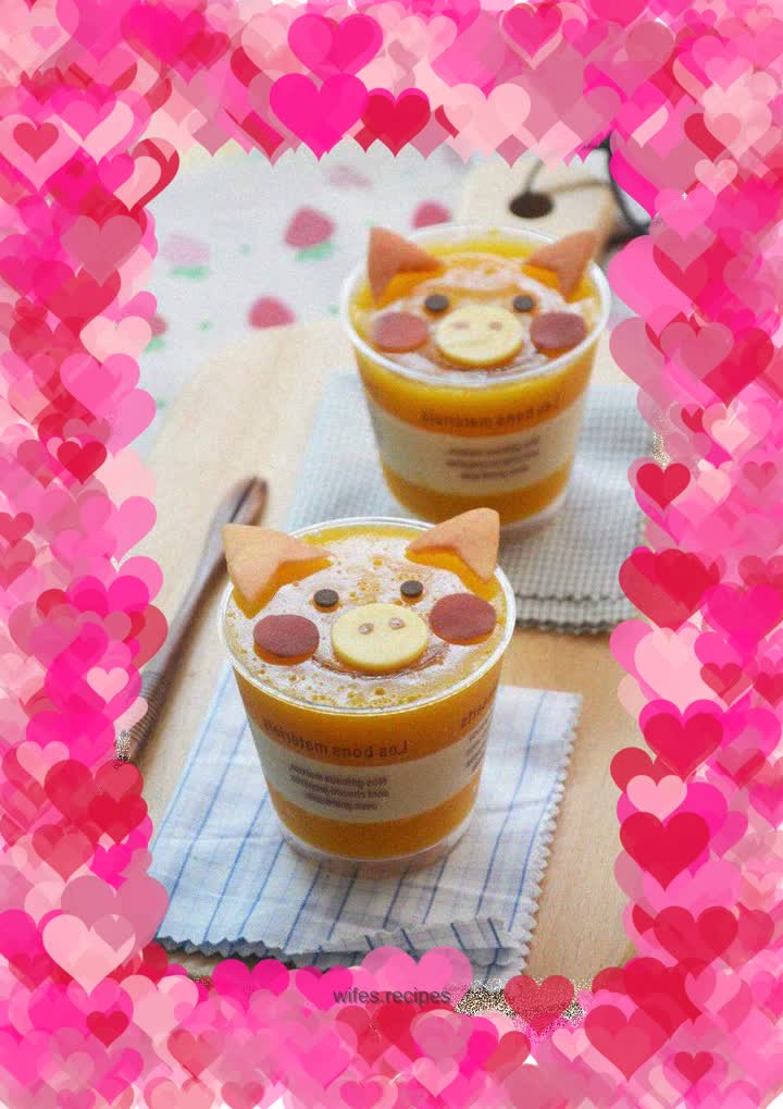 Piggy Jelly Mousse Cup