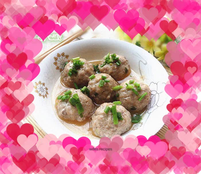 Steamed meatballs