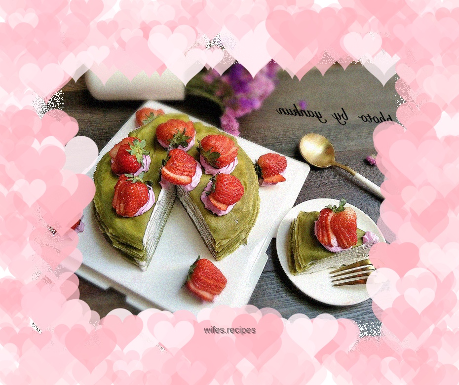 Matcha Thousand Layer Cake