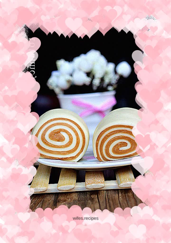 Two-color steamed buns