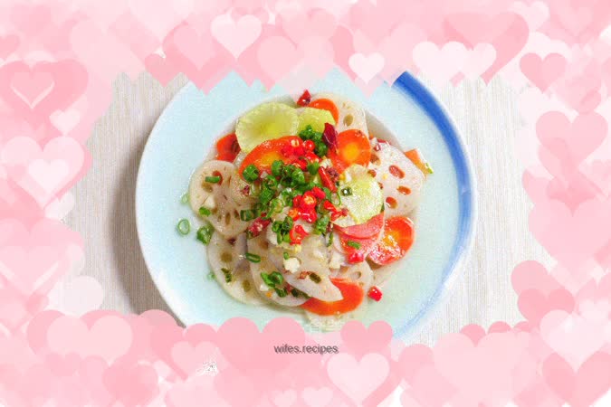 Sweet and sour lotus root