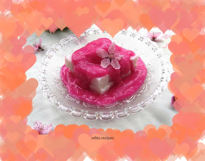 Peach blossoms---amazing yam