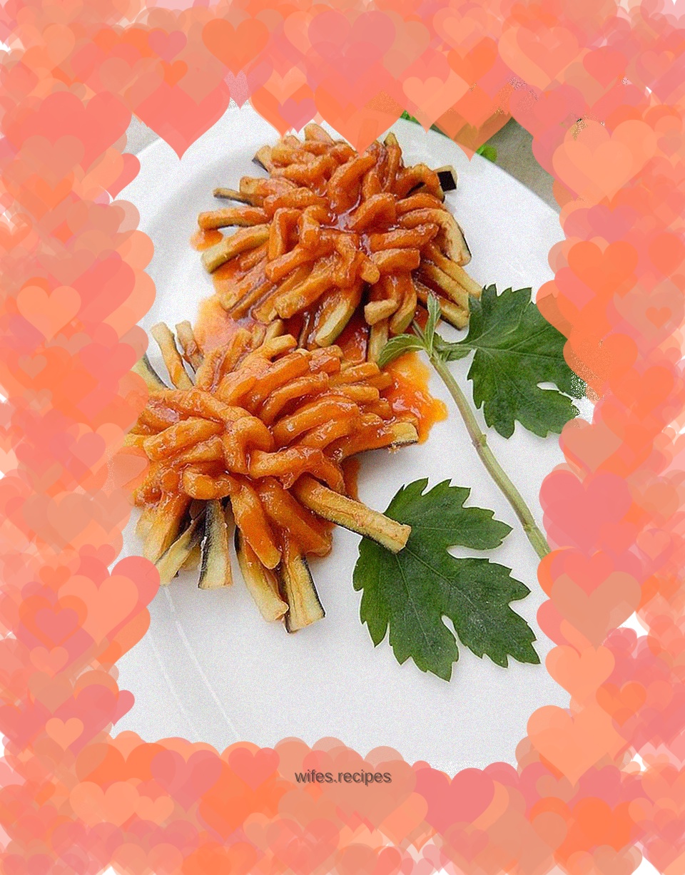 Chrysanthemum eggplant