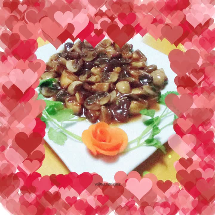 Double Mushrooms in Oyster Sauce