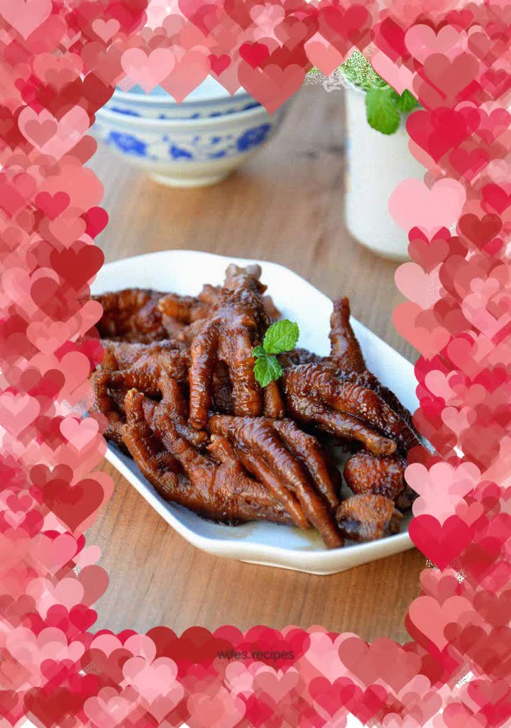 Tiger skin and chicken feet
