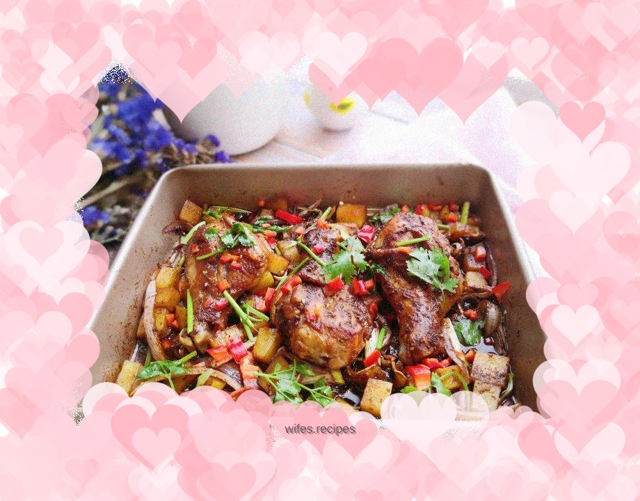 Grilled Chicken Legs with Seasonal Vegetables