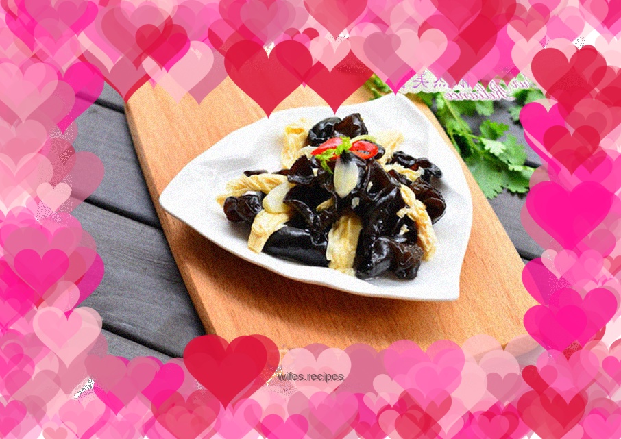 Fume-free kitchen-Yuba mixed with fungus