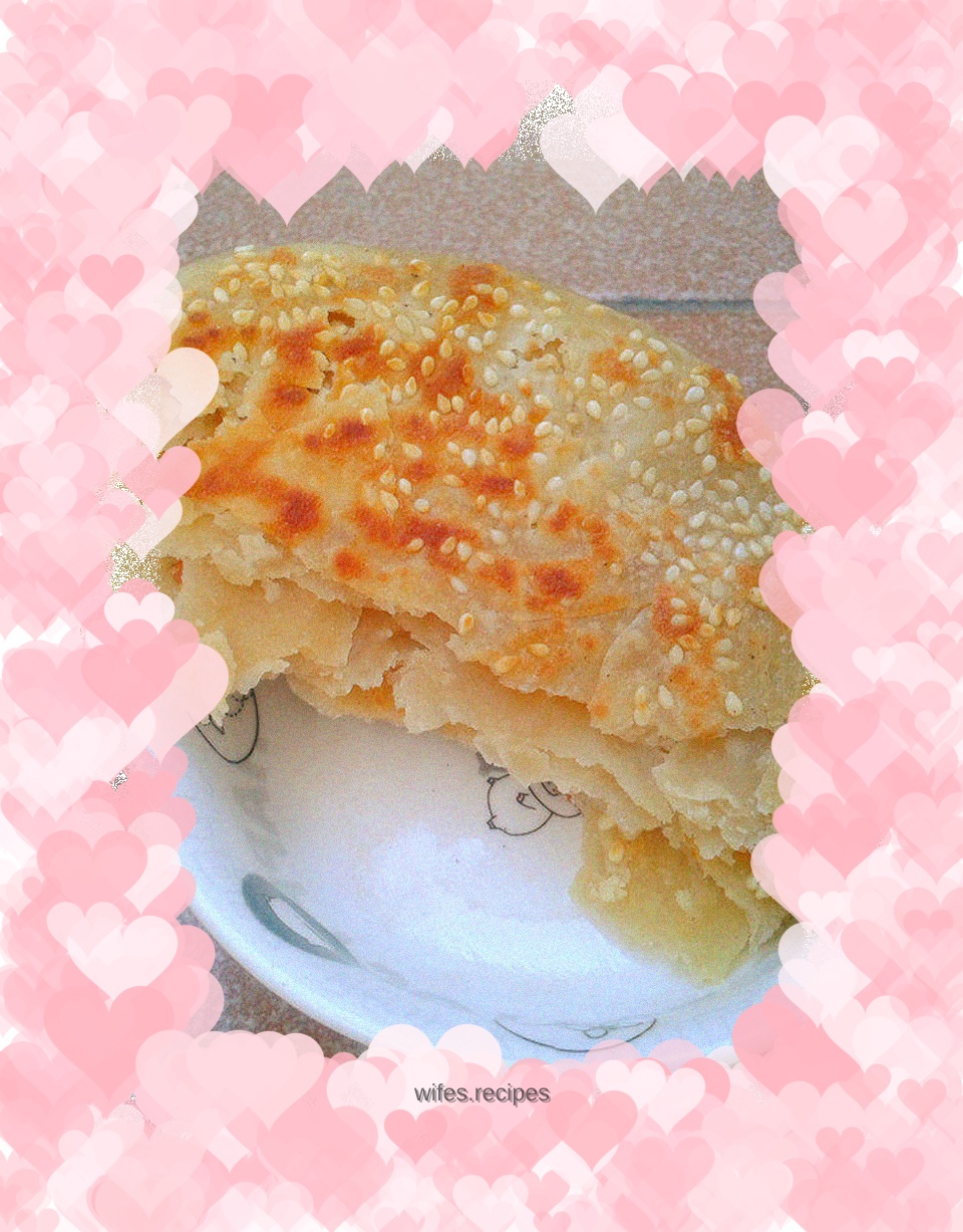 White sesame shortbread