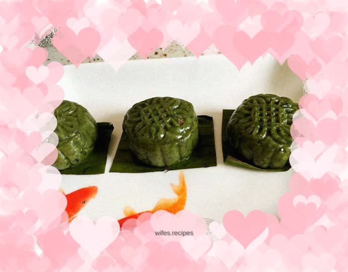 Peanut, sesame and moxa glutinous rice cake