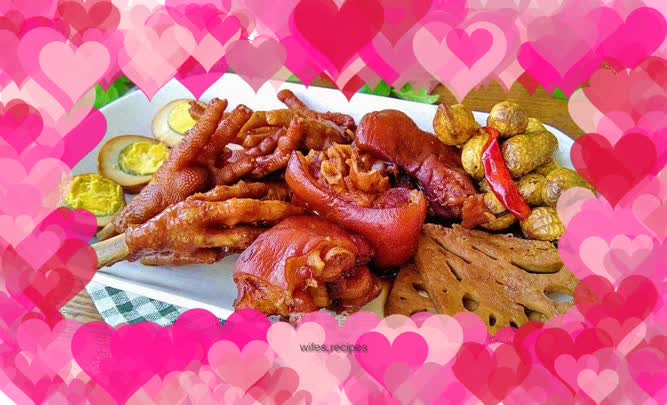 Braised food platter