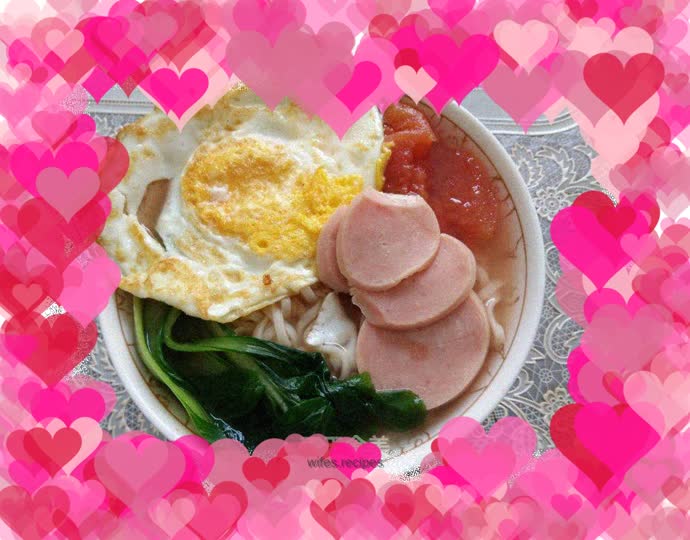 Clear soup noodles