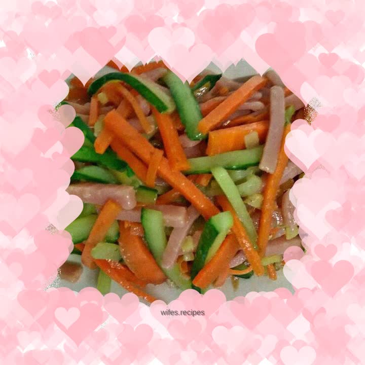 Stir-fried three strips