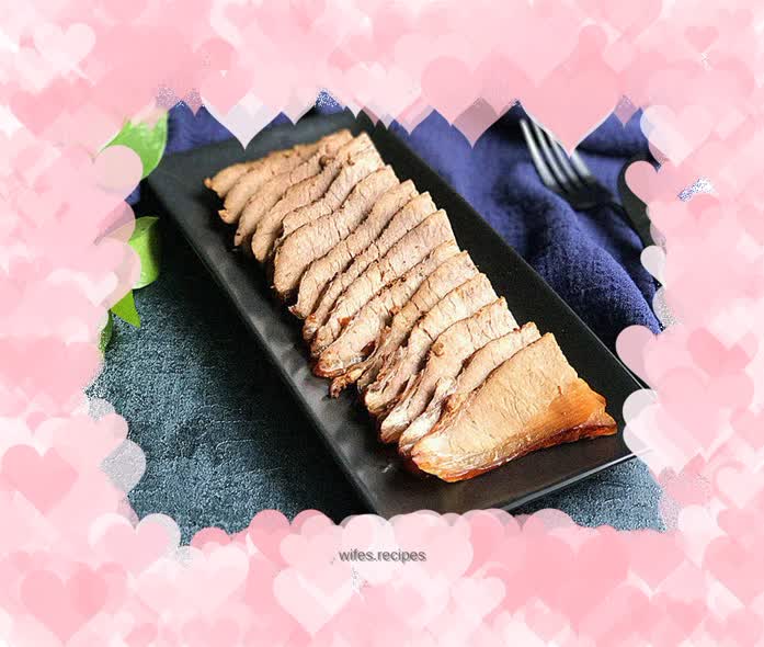 Braised beef with double sauce