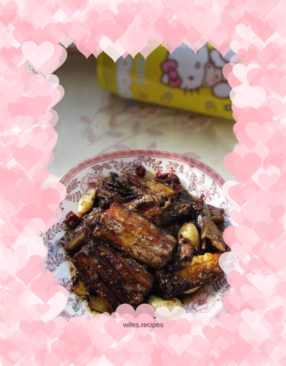 Braised hairtail fish