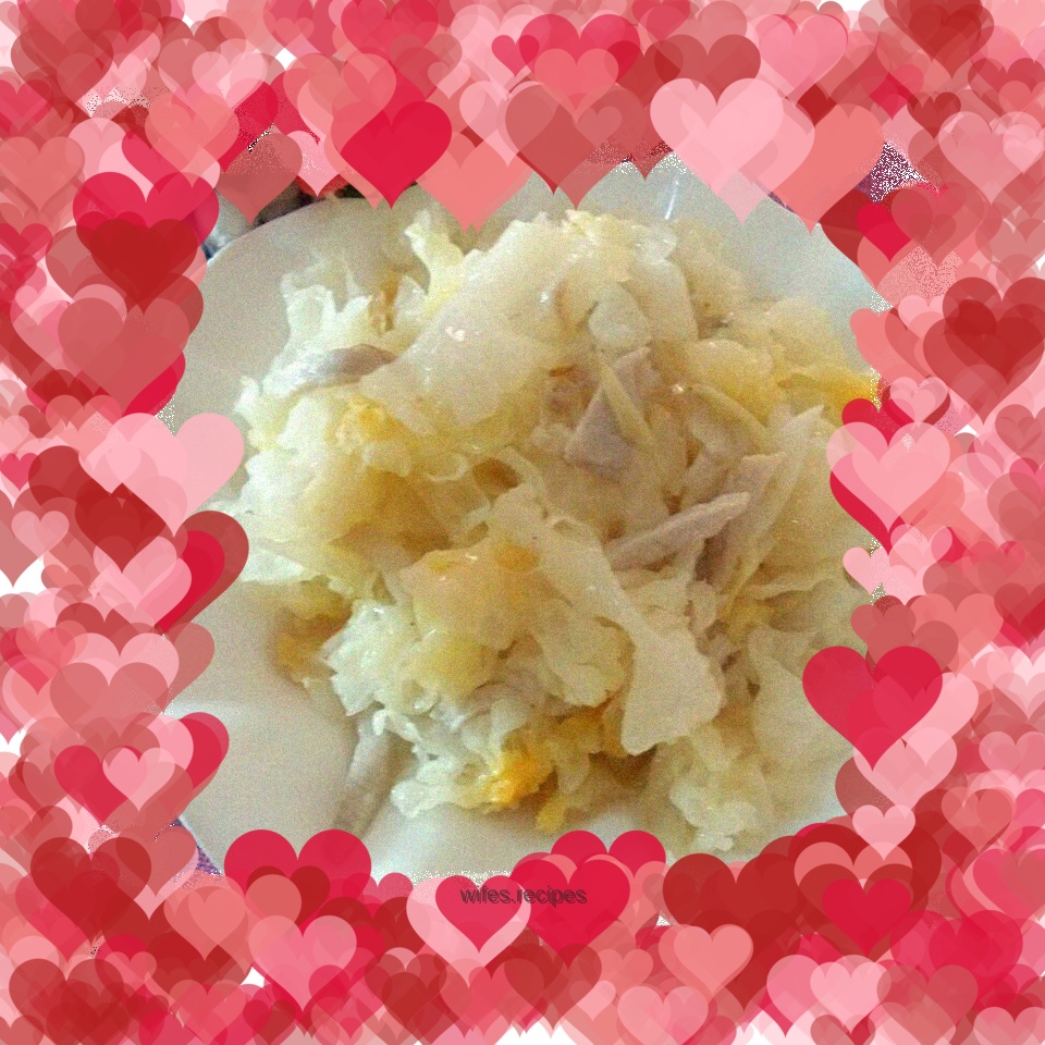 Fried white fungus
