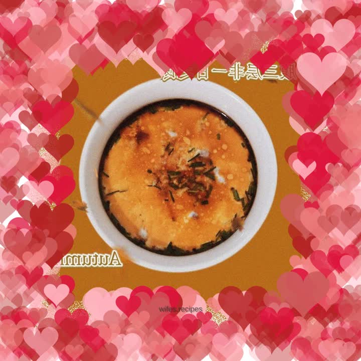 Steamed Egg with Minced Pork